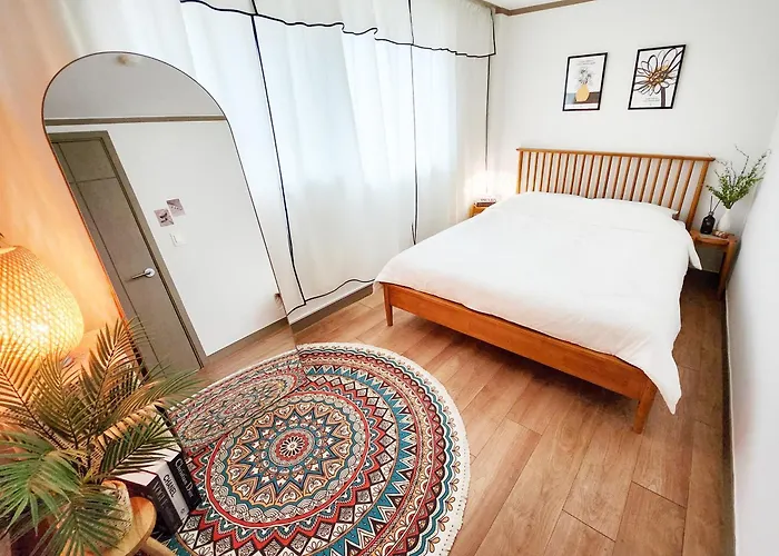 Apartment Cozy Gangnam Style Trip, 3min To Subway, Calm & Chic