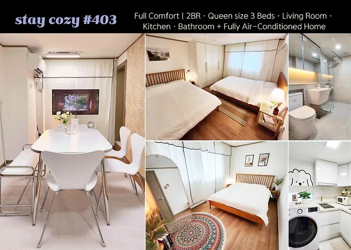 Cozy Gangnam Style Trip, 3min To Subway, Calm & Chic * Seoul