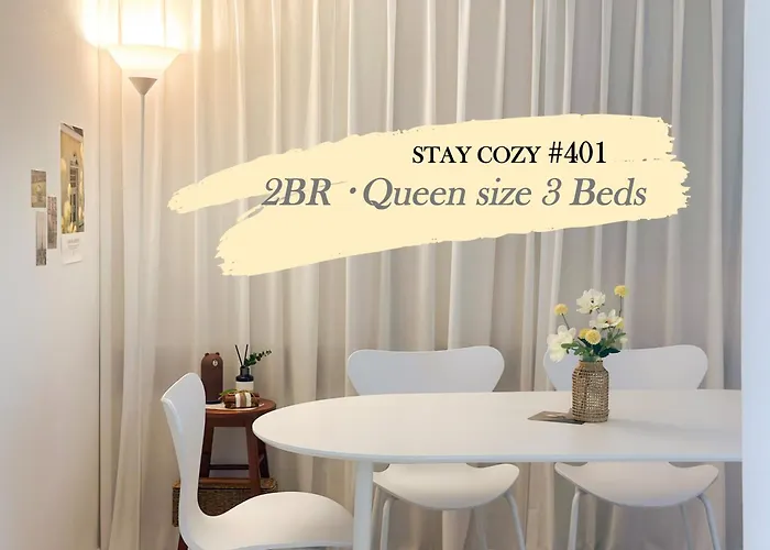 Apartment Cozy Gangnam Style Trip, 3min To Subway, Calm & Chic Seoul
