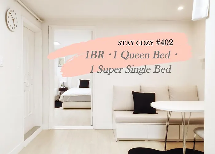 Cozy Gangnam Style Trip, 3min To Subway, Calm & Chic *